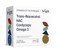 Trans-Resvératrol et NAC + Omega-3 - Gestion du vieillissement, activateur Sirtuin | Support antioxydant puissant, protection cellulaire et énergie