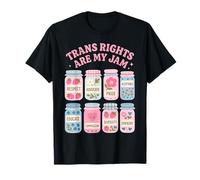 Trans Rights are My Jam LGBTQ Subtle Pride Gay Transgenre T-Shirt