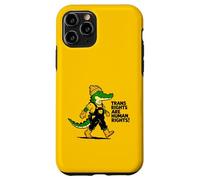 Trans Rights Human Equality Crocodile Streetwear Design pour Coque pour iPhone 11 Pro