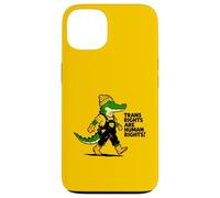 Trans Rights Human Equality Crocodile Streetwear Design pour Coque pour iPhone 13