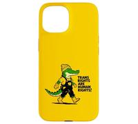Trans Rights Human Equality Crocodile Streetwear Design pour Coque pour iPhone 15
