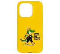 Trans Rights Human Equality Crocodile Streetwear Design pour Coque pour iPhone 15 Pro