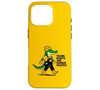 Trans Rights Human Equality Crocodile Streetwear Design pour Coque pour iPhone 16 Pro