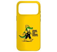 Trans Rights Human Equality Crocodile Streetwear Design pour Coque pour iPhone 17 Pro Max