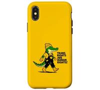 Trans Rights Human Equality Crocodile Streetwear Design pour Coque pour iPhone X/XS