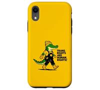 Trans Rights Human Equality Crocodile Streetwear Design pour Coque pour iPhone XR
