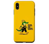 Trans Rights Human Equality Crocodile Streetwear Design pour Coque pour iPhone XS Max