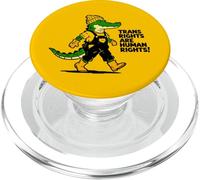 Trans Rights Human Equality Crocodile Streetwear Design pour PopSockets PopGrip pour MagSafe