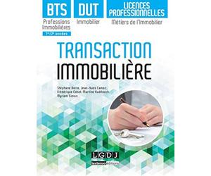 Transaction immobilière - BTS Professions immobilières, DUT immobilier, Licences professionnelles Mé