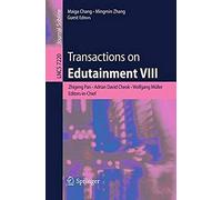 Transactions On Edutainment Viii