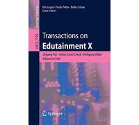 Transactions On Edutainment X