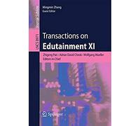 Transactions On Edutainment Xi