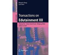 Transactions On Edutainment Xii