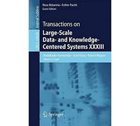 Transactions On Large-Scale Data- And Knowledge-Centered Systems Xxxiii