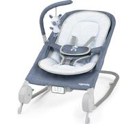 INGENUITY Transat massage ventre - Chambray, Position fixe ou a bascule, Pliage ultra-compact avec sac de rangement fourni