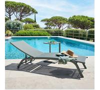 Transat aluminium traité époxy BONAO vert laurier - Hespéride