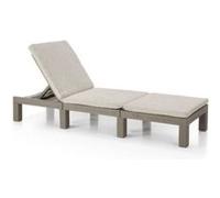 Transat Bain de soleil Allibert by KETER DAYTONA en résine imitation rotin tressé cous Rotin