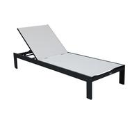 AXI Bain de soleil Elio - Dossier réglable, Aluminium - Anthracite/Crème