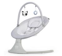 Kinderkraft Électrique Transat LULI, 2 en 1, Balancelle, Réglage, Solide, Gris