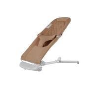 Transat Bébé 0-9 Mois Siège Transat Pliable 2 Angles d'Inclinaison Camel