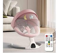 Transat bébé,Balancelle bebe electrique avec APP peut contrôler la et Bluetooth,avec 5 vitesses de balancement,télécommande