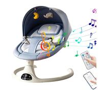 Transat bebe, Balançoire électrique Bluetooth, Balancelle electrique , chaise avec harnais de sécurité à 5 vitesses de balancement