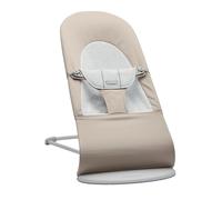 Transat bébé Bliss Coton et jersey Beige et gris cadre gris clair