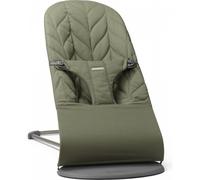 BabyBjörn Transat Bliss Cadre gris foncé Coton Mix tissé Matelassage Pétale Vert foncé