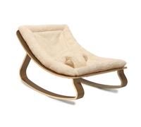 Transat bébé Levo noyer Fur Milk Bouclette