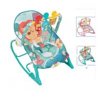 Transat bébé - MIPAN - Transat Balance Soft - Avec Jouet + Musique + Ceinture de sécurité à trois points - Pour 0-3 ans - Bleu