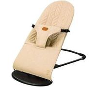 Asalvo Transat bébé Paradise 2 en 1 lavable bascule inclinable harnais 3 points Beige