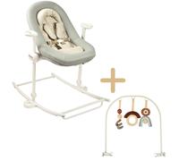 Transat bébé Up & Down Plus Lichen + arche de jeux