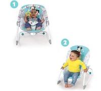 Transat BRIGHT STARS Disney baby Mickey - Evolutif - 2 Positions inclinaison - 61 x 86 x 71 cm - Bleu multicolore - Des la naiss Bleu G
