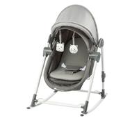 BEBECONFORT Transat 3 en 1 bébé Calys, Balancelle, berceau, de la naissance jusqu'à 9 mois (9kg), Grey Mist gris TU