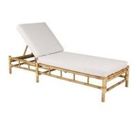 Transat Cane 210cm Naturel & Gris Bois G
