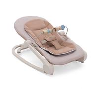 Chicco Transat Magia 2-en-1 : Transat Nouveau-né et Première Chaise jusqu’à 18 kg, Barre de Jeux avec Éléments en Bois, Mini Réducteur Inclus, Mode Balancelle ou Fixe et Dossier Réglable