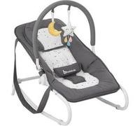 Transat d’éveil Easy Moonlight Badabulle 3 points 5 positions arche sensorielle Gris et blanc G