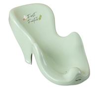 Transat de bain bébé avec ventouses antidérapantes Vert Forest | Structure rigide et légère en position semi-allongée, utilisable dans une baignoire adulte ou enfant, sous surveillance.
