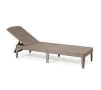 ALLIBERT JAIPUR Chaise longue, 187 x 58 x 29 cm, cappuccino 17205843