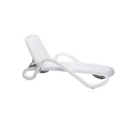 Transat Dossier inclinable Empilable Nardi Polypropylène Fibre de verre Alfa 40416.00.108 Bianco