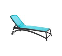 Transat Dossier inclinable Empilable Nardi Polypropylène Fibre de verre Atlantico 40450.02.075 Celeste