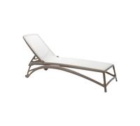 Transat Dossier inclinable Empilable Nardi Polypropylène Fibre de verre Atlantico 40450.10.107 Bianco