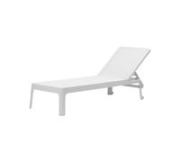 Transat Dossier inclinable Empilable Nardi Polypropylène Fibre de verre Plano 40462.00.107 Bianco