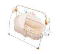 Transat électrique pour bébé - 25 kg - Pliable - Portable - Pour un transport rapide et facile - Télécommande (Kaki)