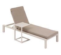 Transat En Aluminium Évasion Argile + Table D'appoint - Hespéride Multicolore