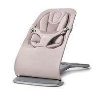 Transat évolutif Evolve Ergobaby 3-en-1 pour bébés et bambins de 2,5 à 13,2 kg - Transat bébé multi-positions avec hauteurs réglables, harnais sécurisé et insert nouveau-né, Blush Pink
