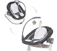 Transat - HAUCK - Alpha Bouncer Deluxe - Avec arche à jouets - Gris