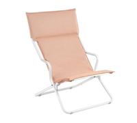 Transat Jardin Pliable - Chilienne Matelassé - Lounger - Hedona - Orange Ocre - Lafuma Mobilier