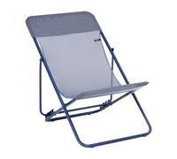 Transat Jardin Pliable - Chilienne Multi-positions : Largeur 58 Cm - Maxi Transat - - Bleu Indigo - Lafuma Mobilier