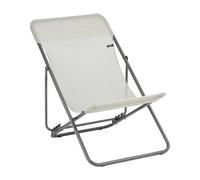 Transat Jardin Pliant Multi-positions - Largeur 58cm - Maxi Transat - Batyline® Iso - Beige Seigle - Lafuma Mobilier